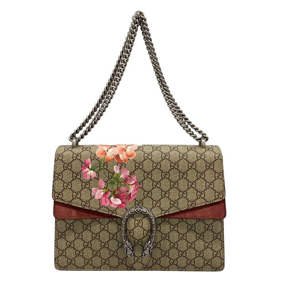Gucci Dionysus Shoulder Bag 400235 Beige Brown Multi